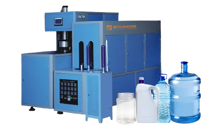 NB100 big bottle semi automatic blow molding machine